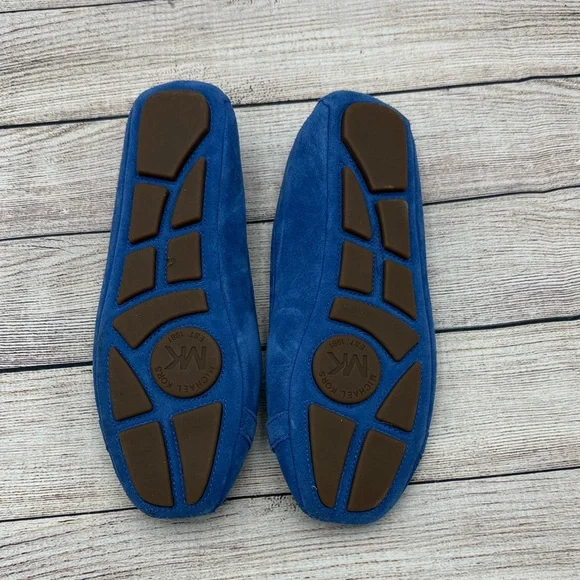 MICHAEL Michael Kors Blue Suede Flats - Picture 5 of 9